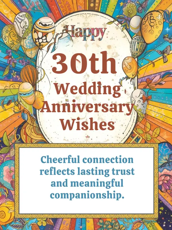 Happy 30th Wedding Anniversary Wishes
