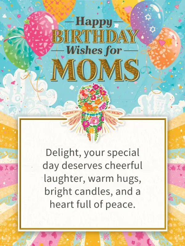 Happy Birthday Wishes for Moms