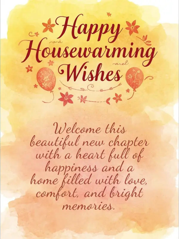 Happy Housewarming Wishes