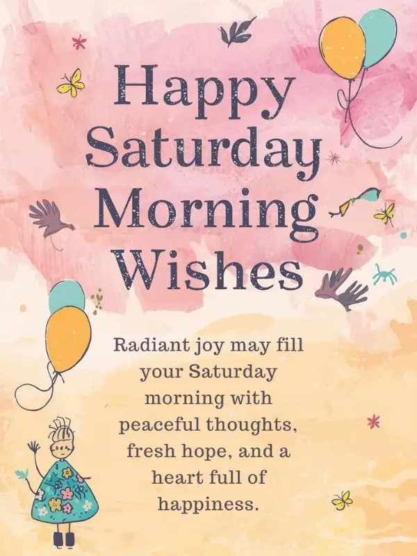 Happy Saturday Morning Wishes
