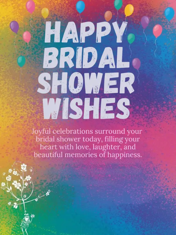 Happy Bridal Shower Wishes
