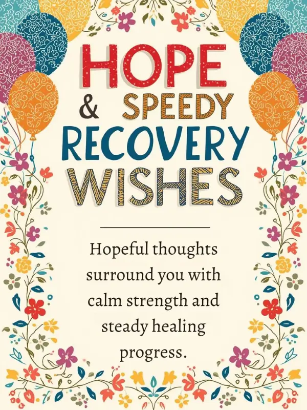 Hope Speedy Recovery Wishes
