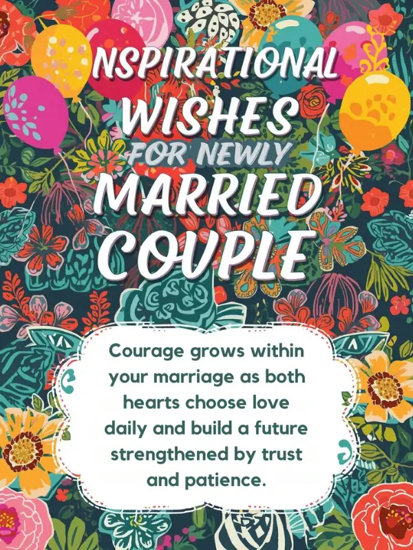 Inspirational Wishes for Newly Married Couple
