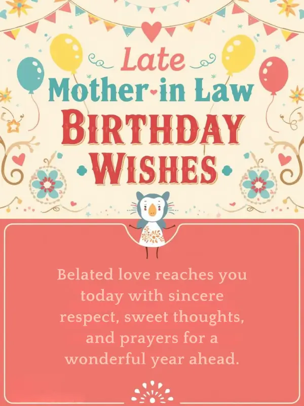 Late Mother in Law Birthday Wishes