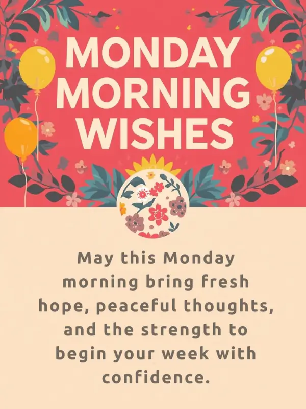 Monday Morning Wishes