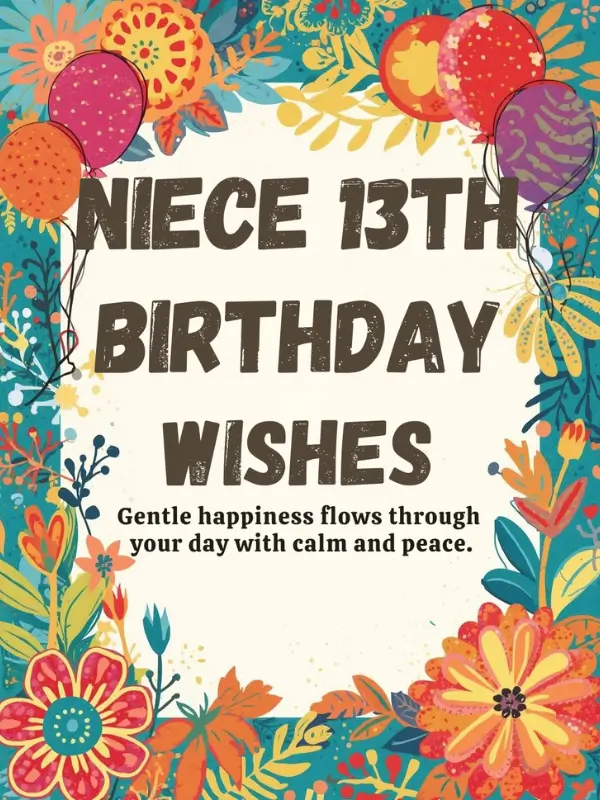 Niece 13th Birthday Wishes