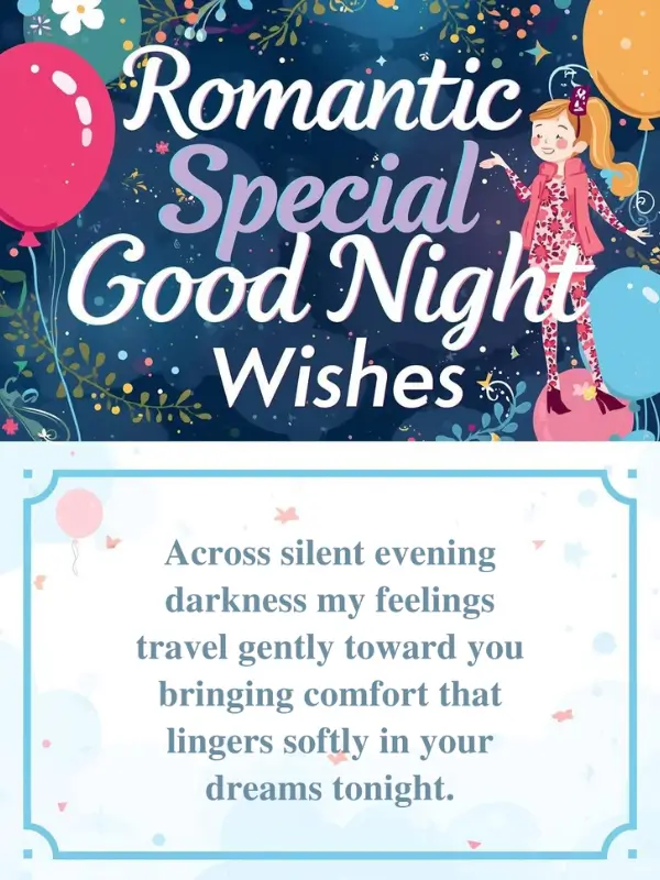 Romantic Special Good Night Wishes