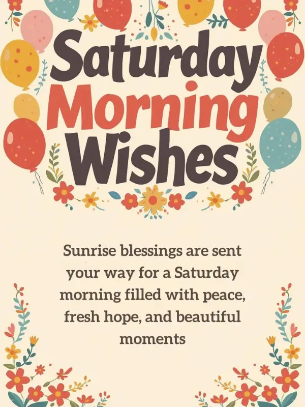 Saturday Morning Wishes