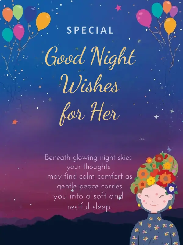 Special Good Night Wishes for Her
