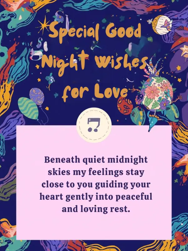 Special Good Night Wishes for Love