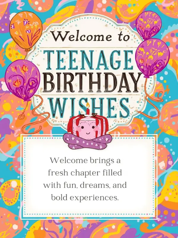 Welcome to Teenage Birthday Wishes