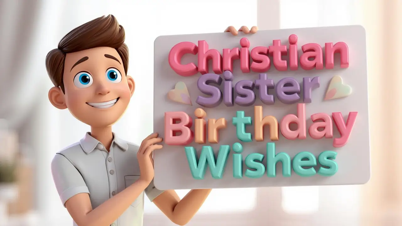 Christian Sister Birthday Wishes