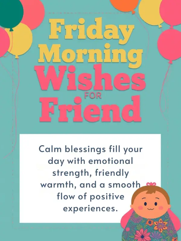 Friday Morning Wishes for Friend