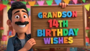 grandson 14th birthday wishes