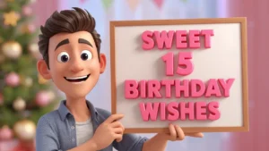 Happy 15th Birthday Wishes