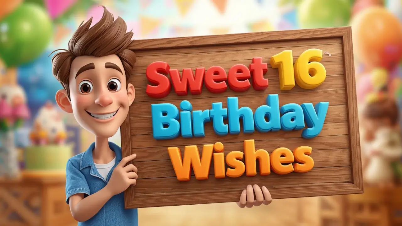 Sweet 16 Birthday Wishes
