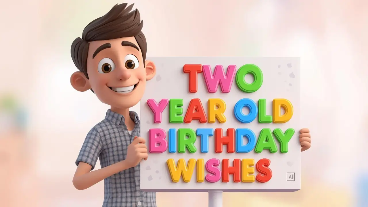 Two Year Old Birthday Wishes