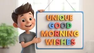 Unique Good Morning Wishes