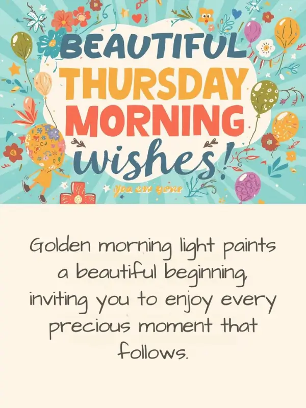 Beautiful Thursday Morning Wishes
