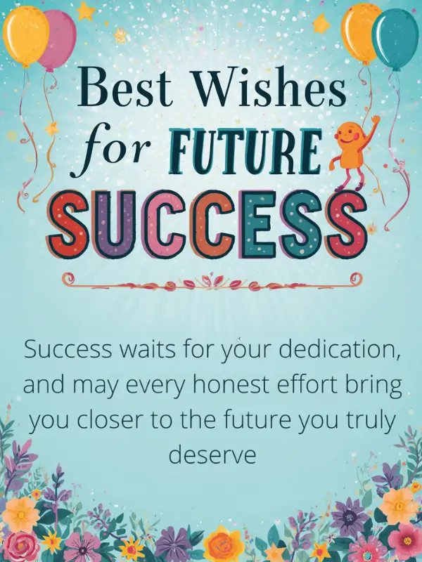 Best Wishes for Future Success