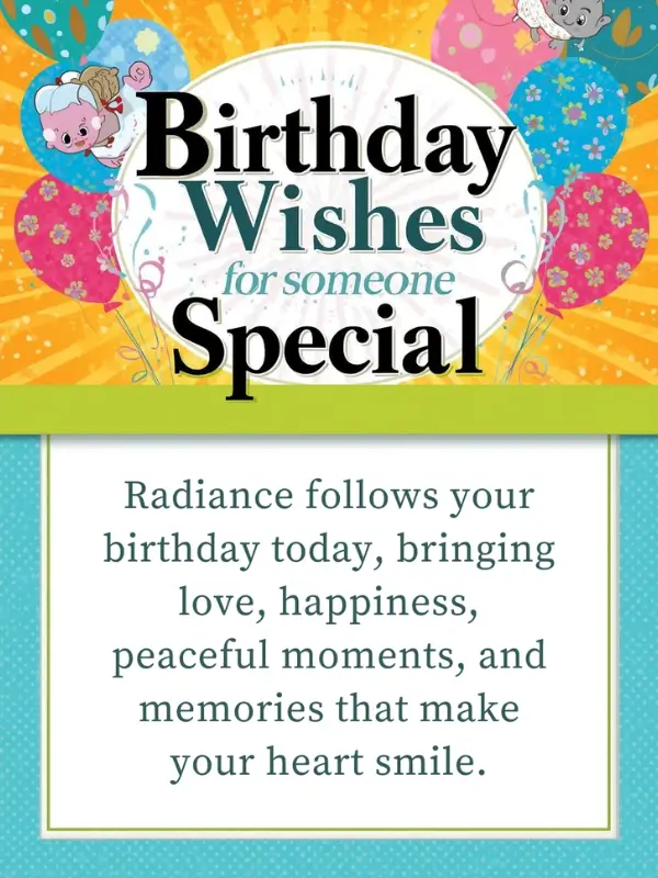 Birthday Wishes for Someone Special