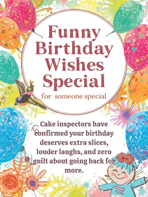Funny Birthday Wishes for Someone Special