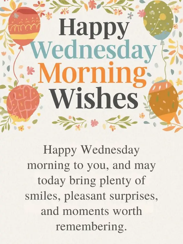 Happy Wednesday Morning Wishes