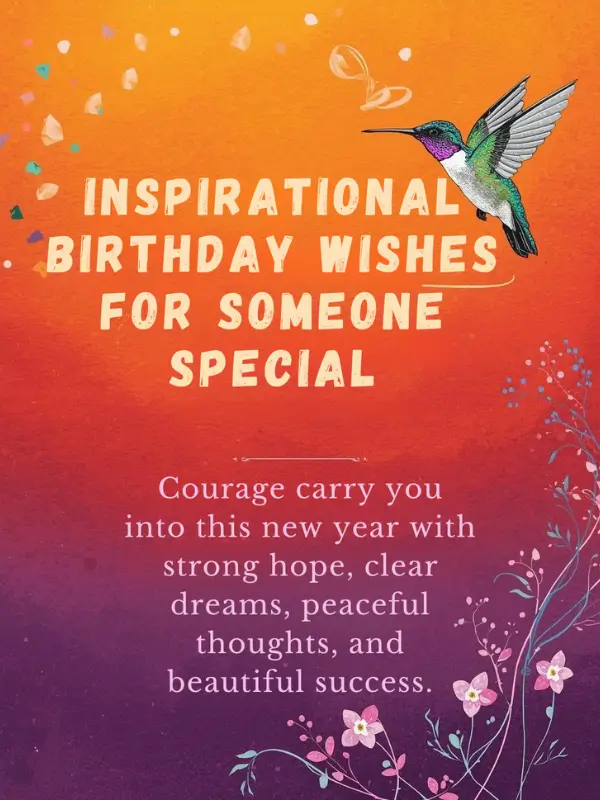 Inspirational Birthday Wishes for Someone Special