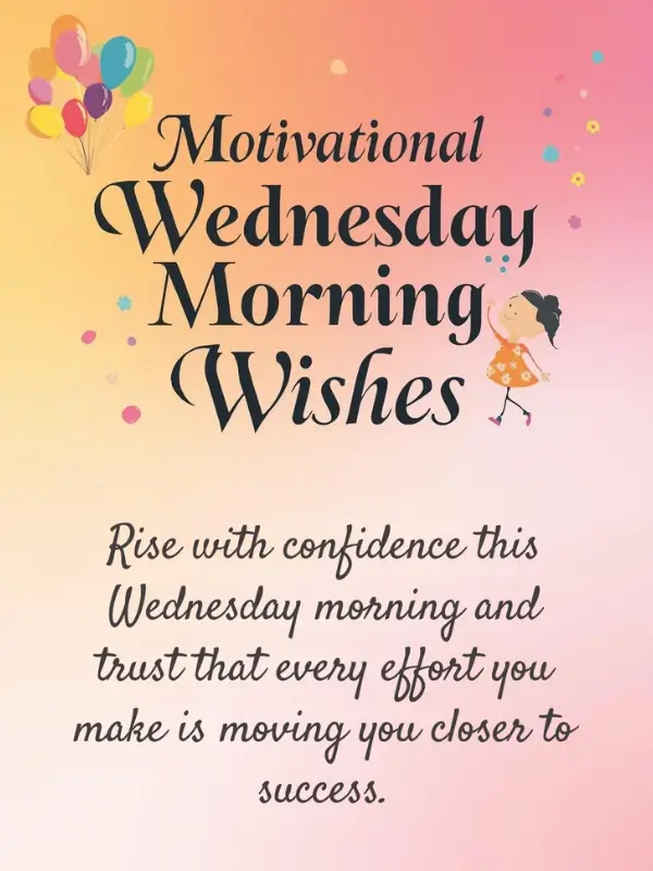 Motivational Wednesday Morning Wishes