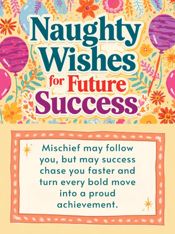 Naughty Wishes for Future Success