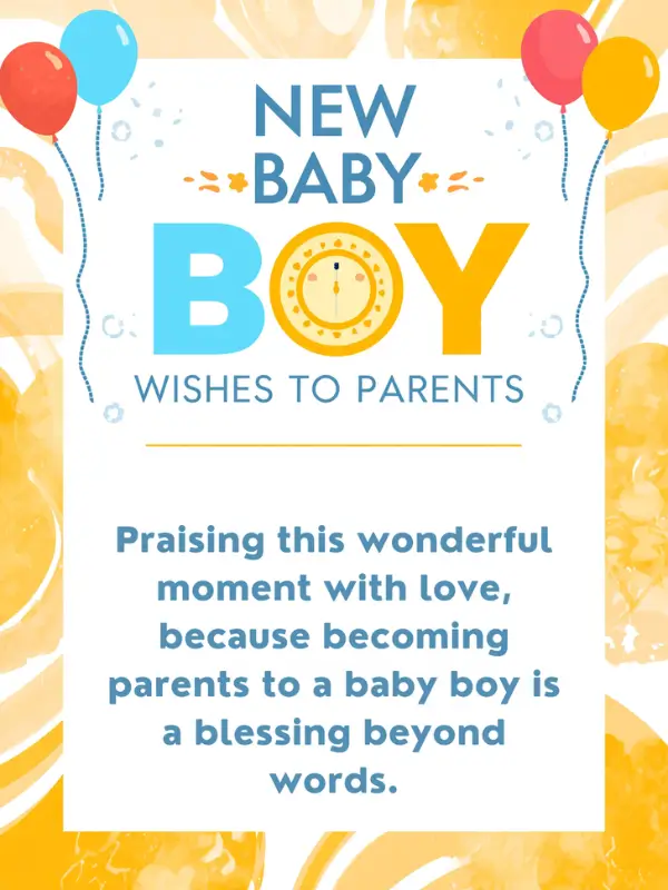 New Baby Boy Wishes