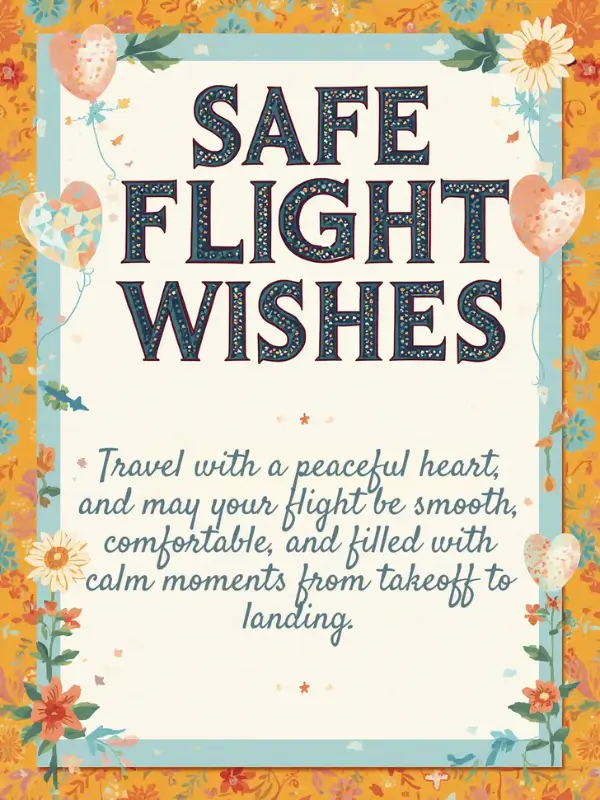 Safe Flight Wishes