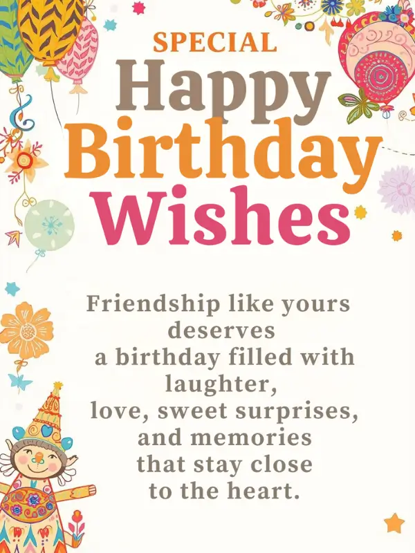Special Happy Birthday Wishes