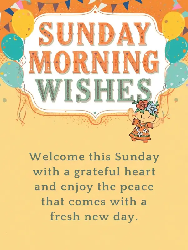Sunday Morning Wishes