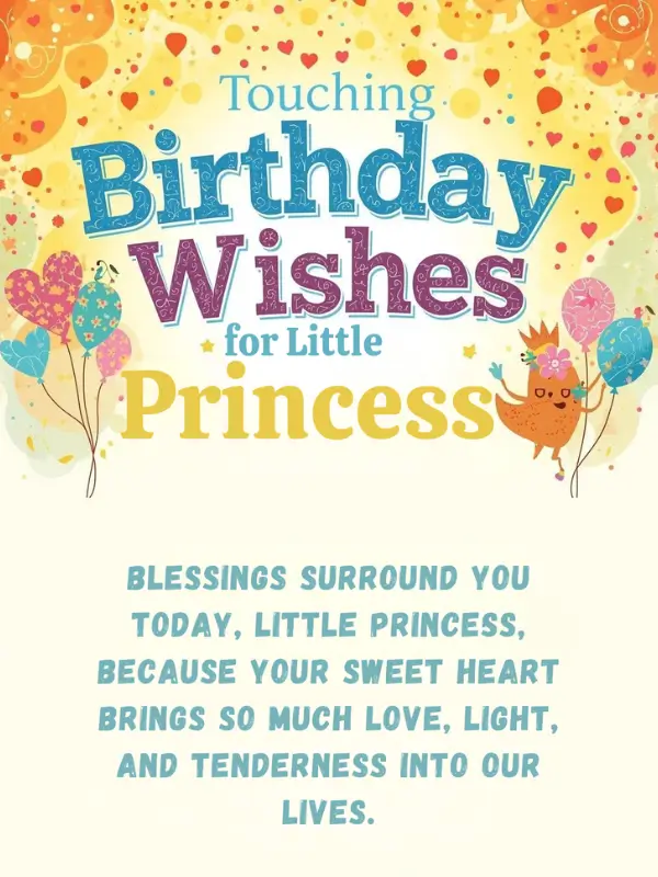 Touching Birthday Wishes for Little Princess