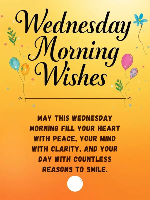 Wednesday Morning Wishes