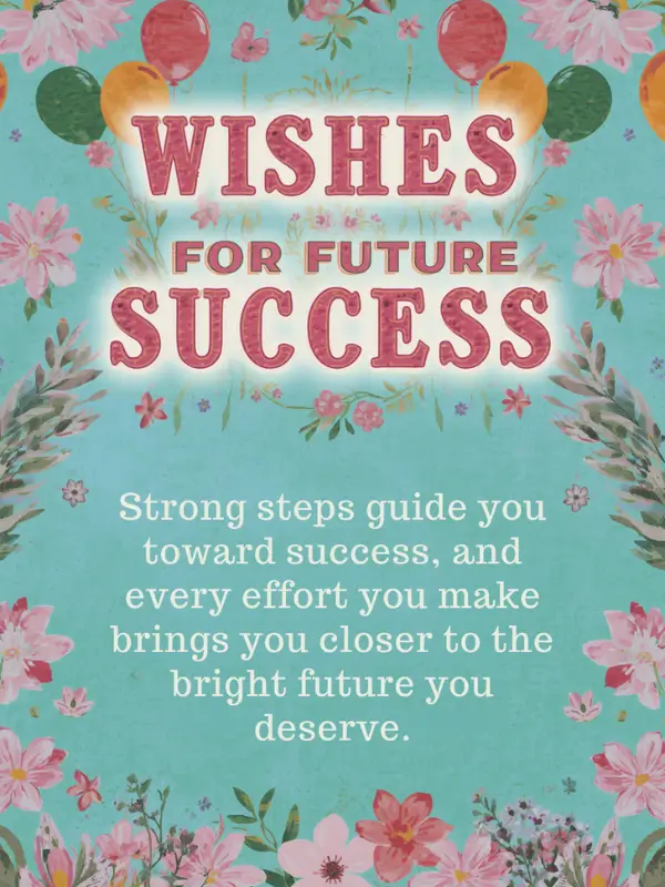 Wishes for Future Success