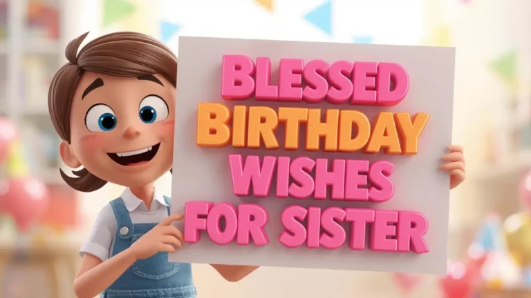 Blessed Birthday Wishes for Sister