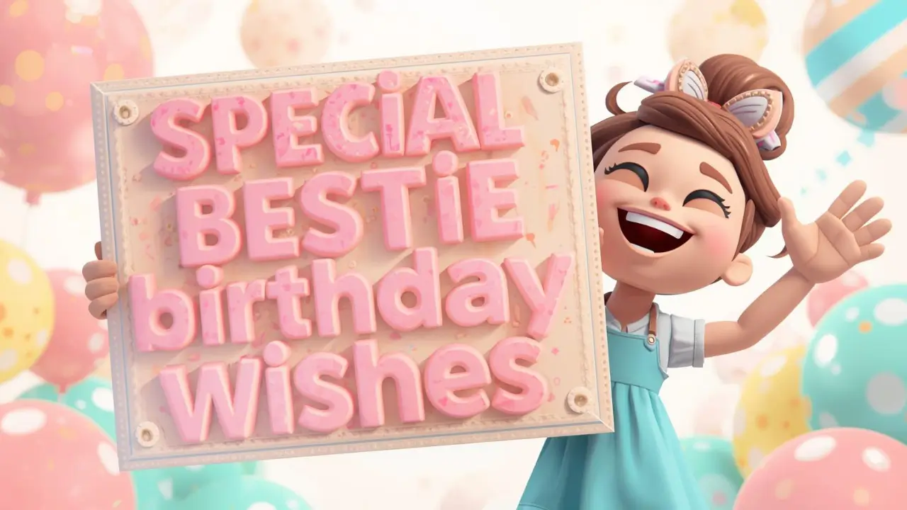 Special Bestie Birthday Wishes